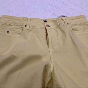 NYDJ Women's Straight Leg Jeans in Yellow